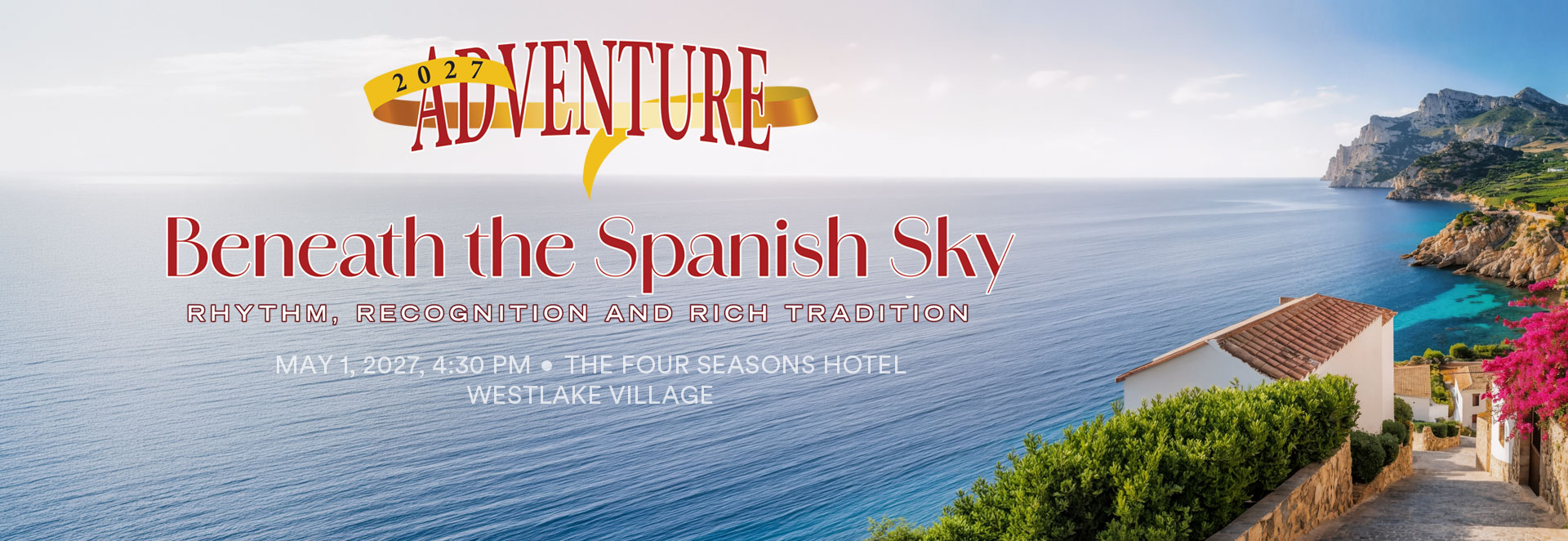 2027 Adventure Logo on a Spanish Coast photo 2027 Adventure Logo on a Spanish Coast photo