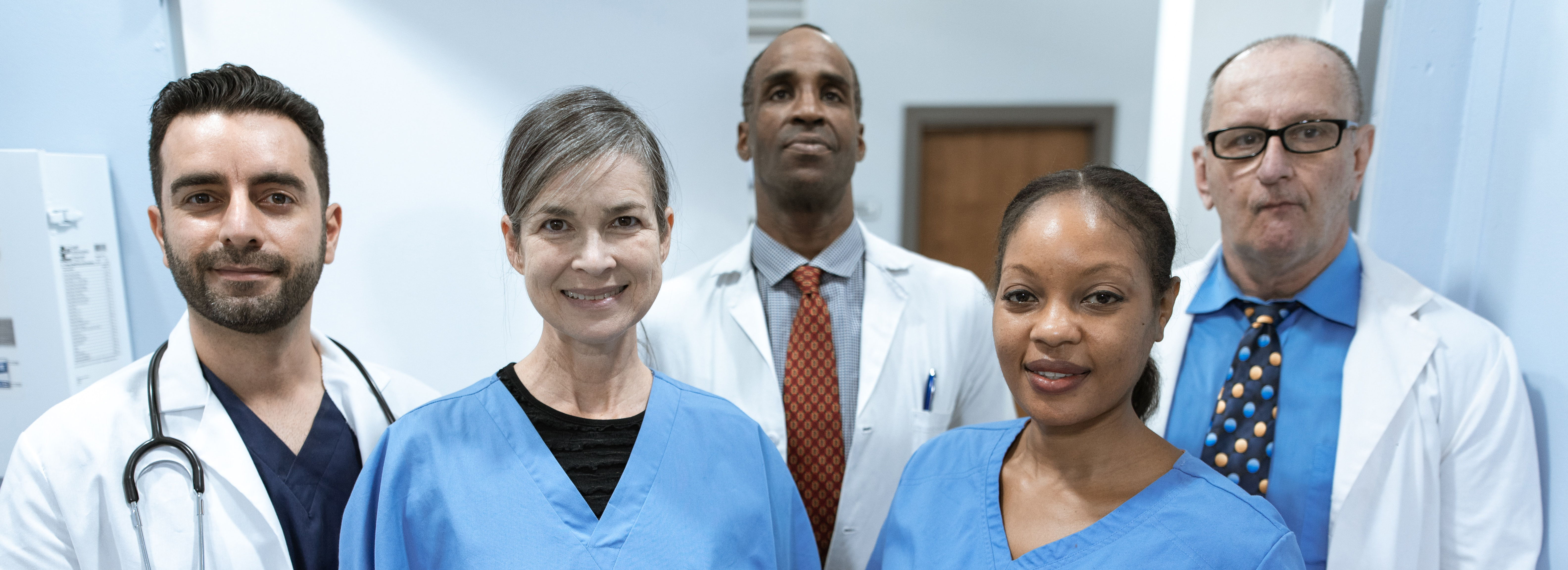 Group of diverse healthcare workers