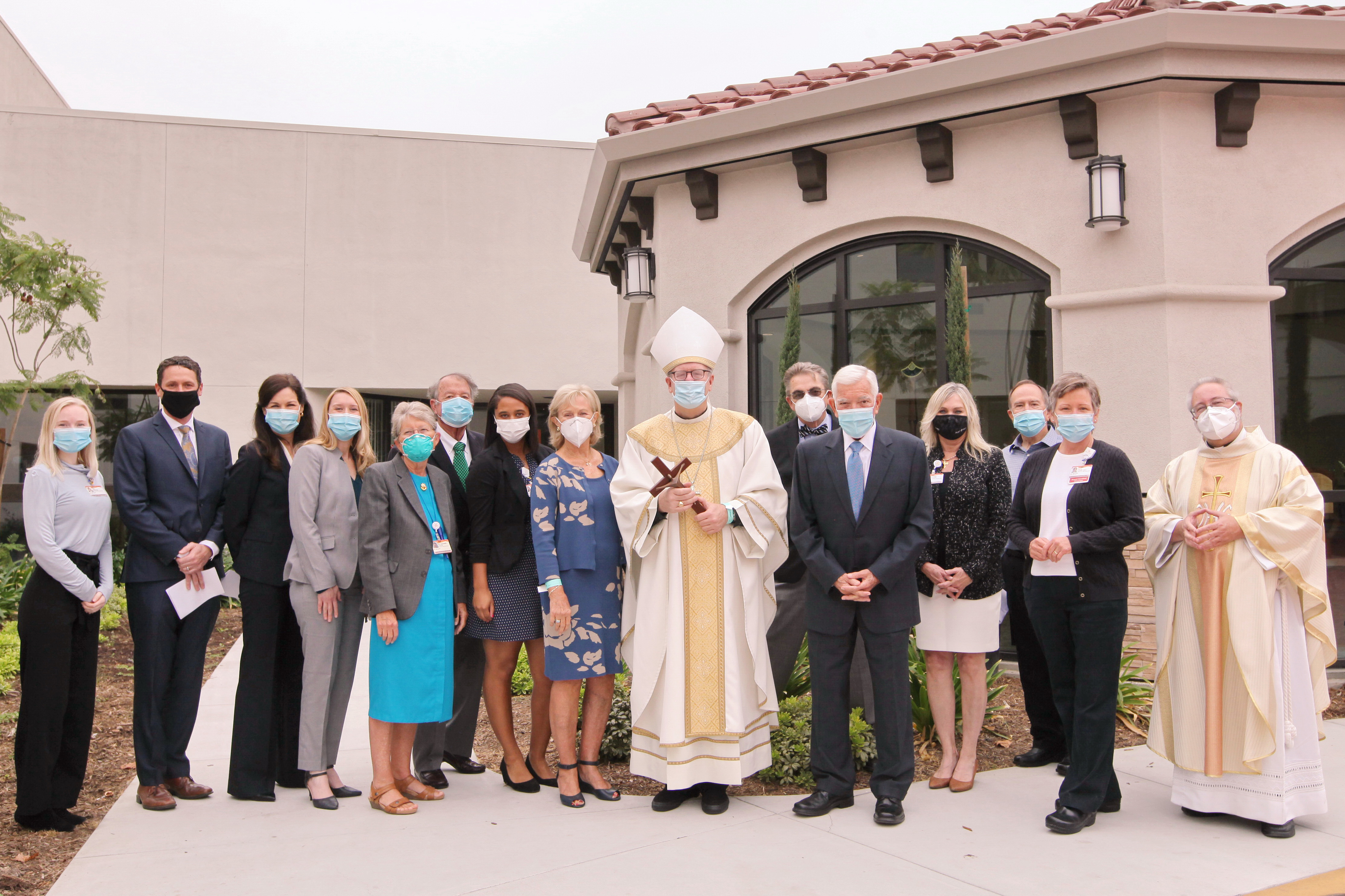 Dedication ceremony for the new chapel at St. John's Hospital Camarillo, 2020